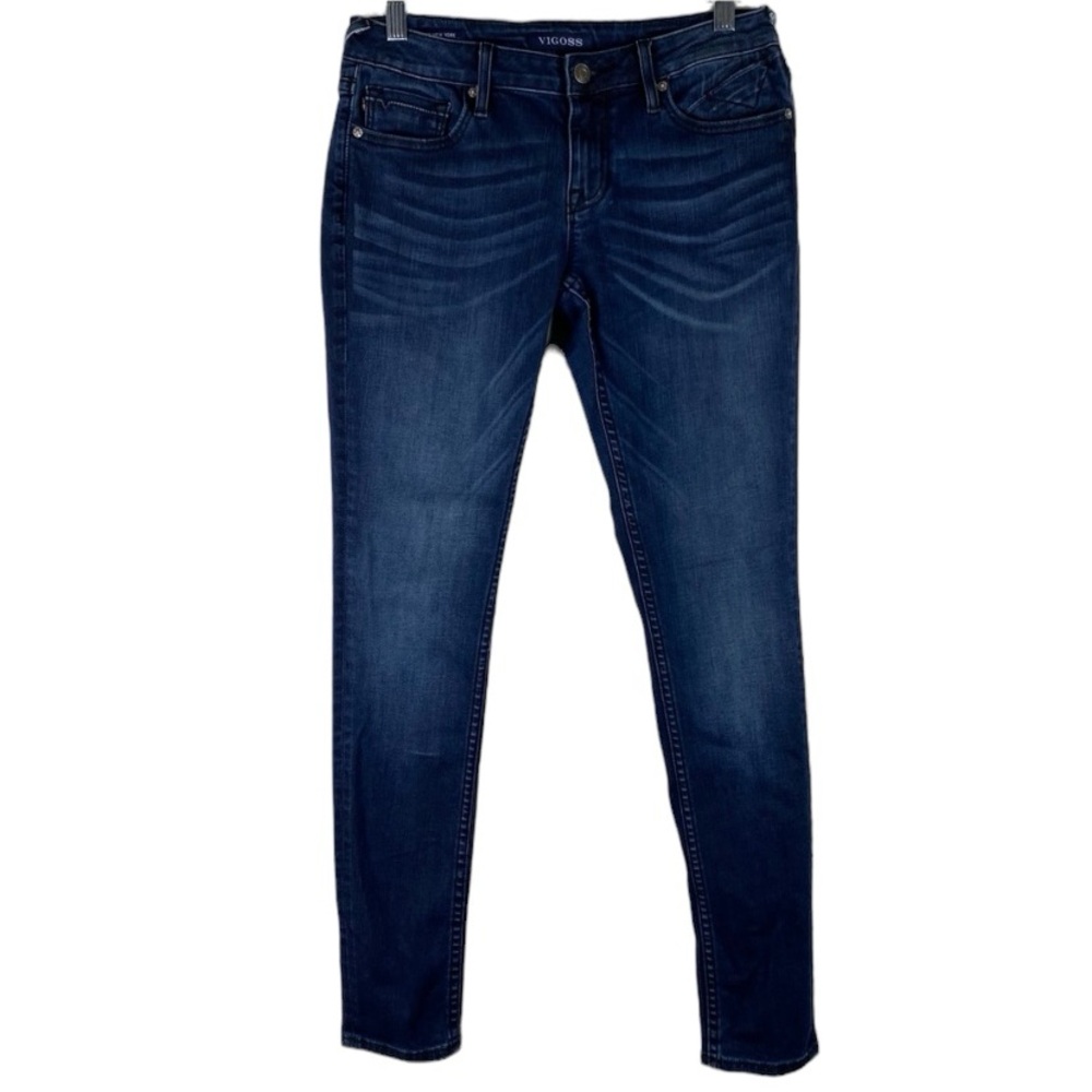 VIgoss low-rise Blue Denim The New York Skinny 5 Pocket Stretch Jeans 28